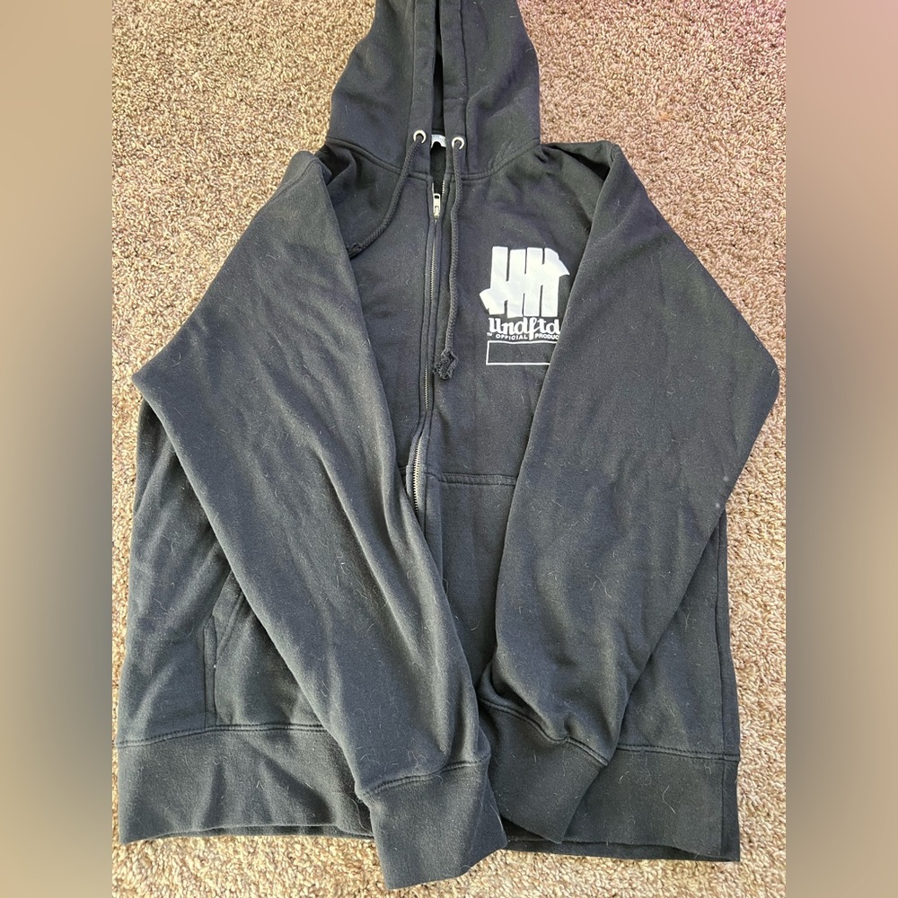 Undefeated Branded Black Zip Up Jacket